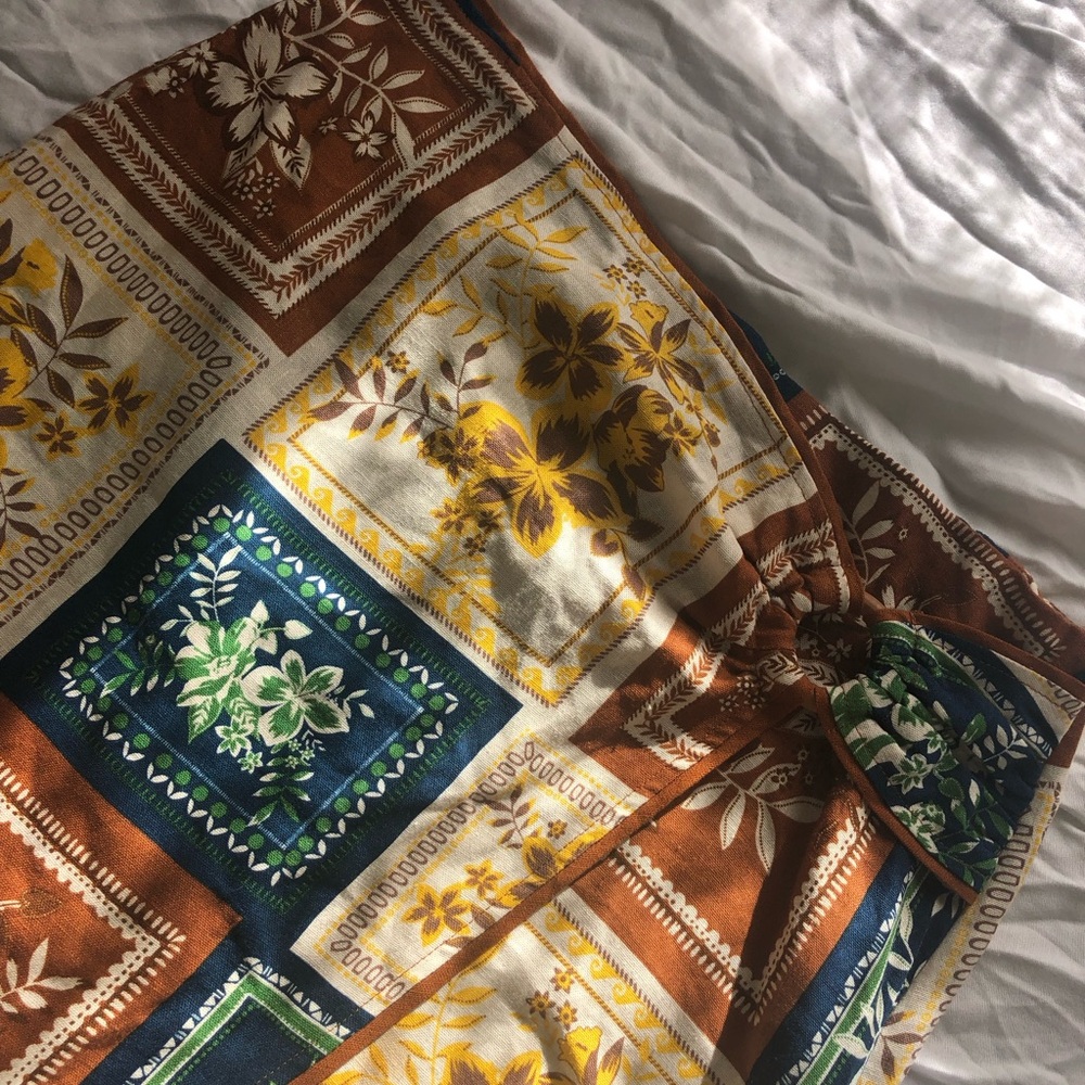 Floral Patchwork maxi Skirt house of harlow 1960 cottage core